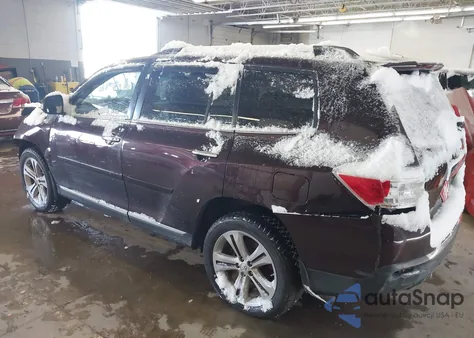 2012 Toyota Highlander Limited V6 из США, поврежденный, VIN 5TDDK3EH2CS125434